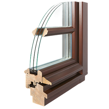 Baies vitrées en bois