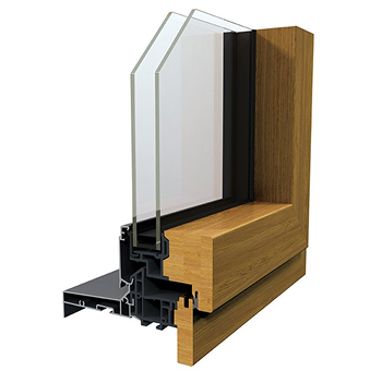 Baies vitrées bois-aluminium